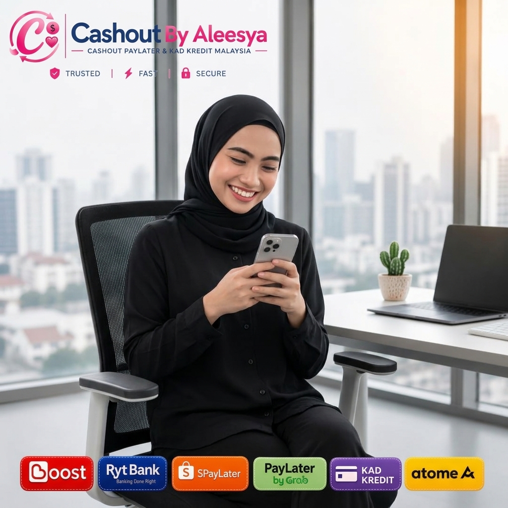 Happy customer using cashout service